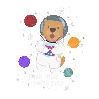 Lucky 13 Space Sticker