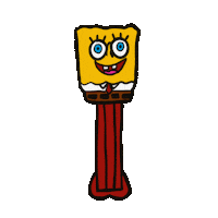 Spongebob Pez Sticker