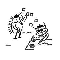vildagency drawing agency working wild Sticker