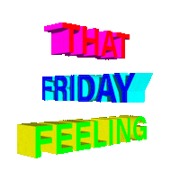 3D Friday Sticker by 811