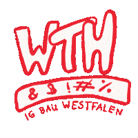 igbauwestfalen wtf wth warum sauer Sticker