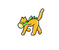 Cat Dragon Sticker