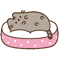 Laying Cat People Sticker by Pusheen
