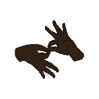 probonoasl interpreter pbasl black interpreter Sticker