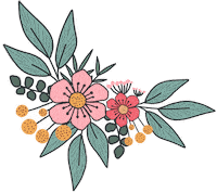Flower Wedding Sticker by zartmintdesign