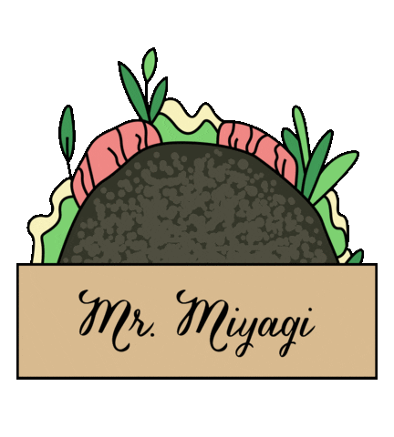 MrMiyagiMelbourne restaurant japanese taco melbourne Sticker