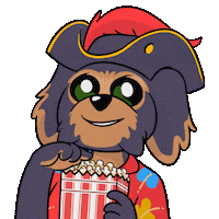 Cinema Eating Sticker by BoDoggos