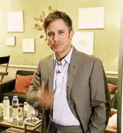 ggbdaily kiss gael garcia bernal gael garcia blows a kiss GIF