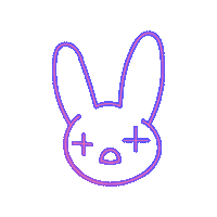 Neon Sticker by Black Rabbit