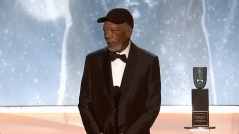 Morgan Freeman An Entire Litany Of Thank You GIF by SAG Awards