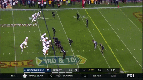 Culture_Coach giphygifmaker will grier vs iowa st touchdown GIF