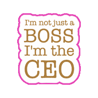 frontrowceo boss ceo jen lehner front row ceo Sticker