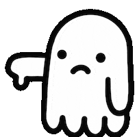 Halloween Ghost Sticker
