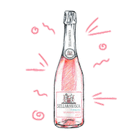 Pink Celebrate Sticker by Sella & Mosca