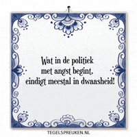 Nl Angst GIF by Tegelspreuken.nl