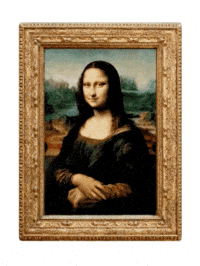 Mona Lisa Art GIF by ElmonX