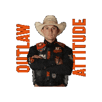 kcoutlawspbr outlaw kco pbrteams kcoutlaws Sticker