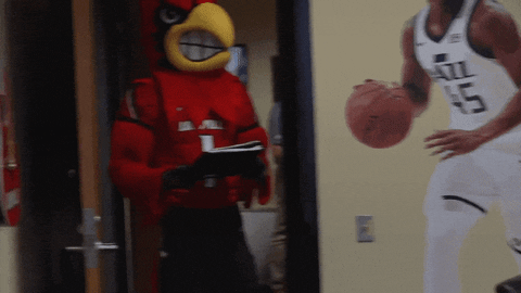 University Of Louisville Reaction GIF by Louisville Cardinals