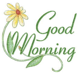 Good Morning Sticker