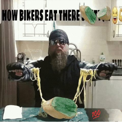 China Biker GIF