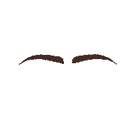 Brows Eyebrow Sticker by sugarbombwax