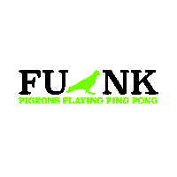 pigeonsplaying funk ping pong pigeons pppp Sticker