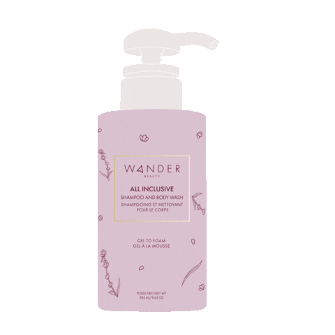 Skincare Shampoo Sticker by Wander Beauty