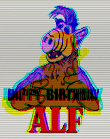 12minigifs4u cartoon happy birthday 80s alf GIF