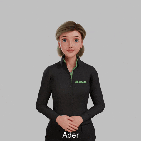 Avatar Gebärdensprache GIF by Sign Time - SiMAX