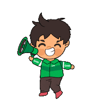 Eating Sticker by GrabFoodMY