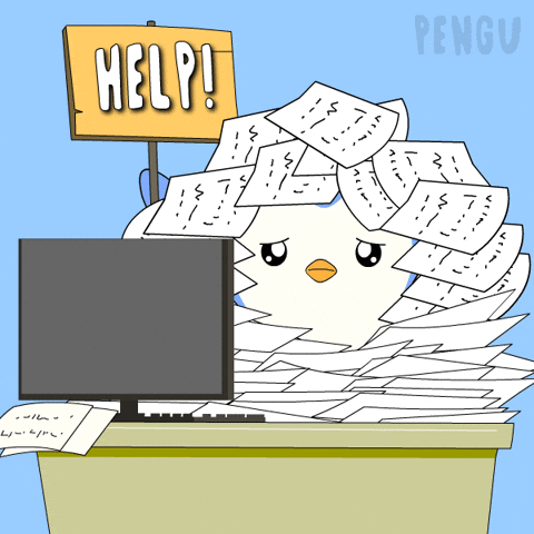 Work Help GIF by Pudgy Penguins