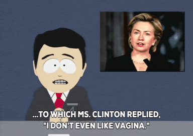 news hillary GIF by South Park 