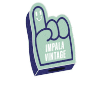 Shop Hand Sticker by Impala Vintage
