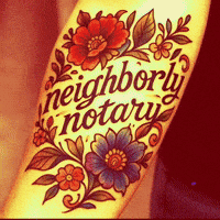 Arm Tattoo GIF by NeighborlyNotary®