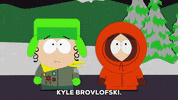 kyle broflovski waiting GIF by South Park 