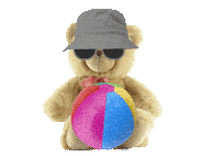 Teddy Bears Summer Sticker