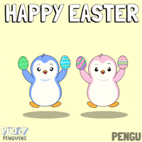 Easter Eggs Penguin GIF by Pudgy Penguins