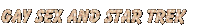 star trek gay sex Sticker by AnimatedText