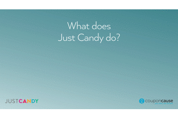 faq justcandy GIF by Coupon Cause