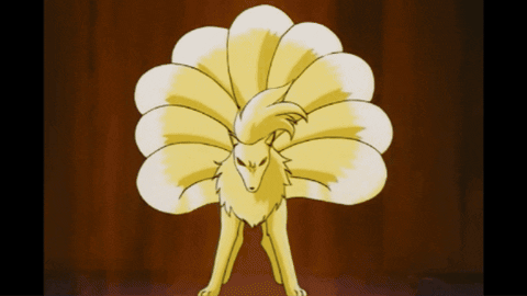 MovieShelf giphygifmaker pokemon mso ninetales GIF