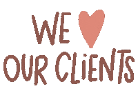 We Love Our Clients Sticker by AG!