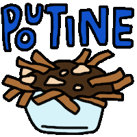 French Fries Cheddar Sticker by Vienna Pitts