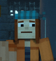 Awkward Minecraft Story Mode GIF