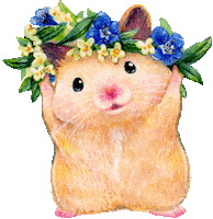 Happy Hamster Sticker