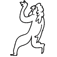 Cloud Person Sticker