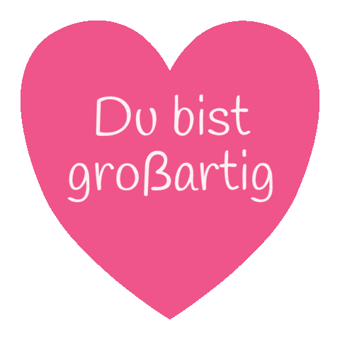 Du Bist Großartig Sticker by Lisson-Design