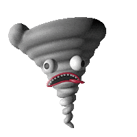 Wind Storm 3D Sticker by Milk and peppers