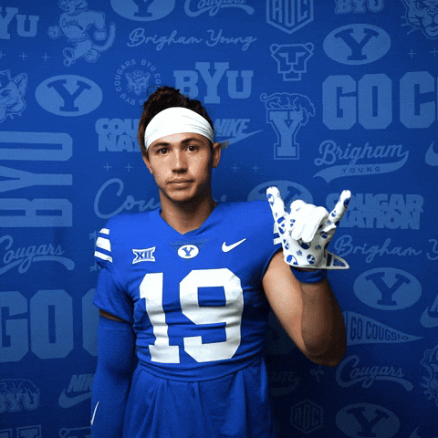 College Football Go Cougs GIF by BYU Cougars