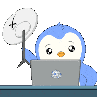 Space Star Sticker by Pudgy Penguins