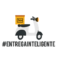 boxdelivery delivery box bag moto Sticker